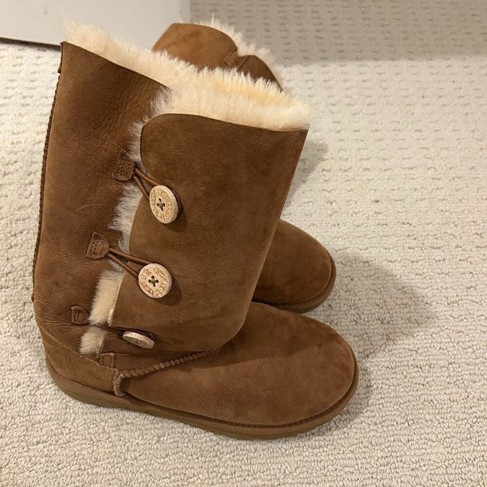 Ugg Chestnut Tall Buttoned Boot - image 1